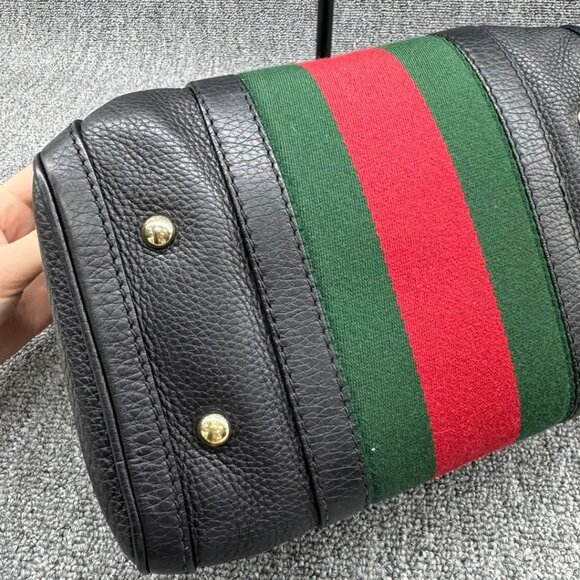 Gucci Boston Small Canvas Vintage Crossbody Bag 625-041125 - Picture 7 of 16